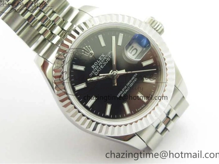 MiroTime 0301 HighPerformance Datejust 28mm 279174 SS BP Maker Best Edition Black Dial on SS Jubilee Bracelet ETA 2598